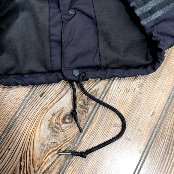 Adidas Men Portland Timbers Lined Jacket Windbreaker Soccer Track Snap Gray Sz S - Picture 9 of 12